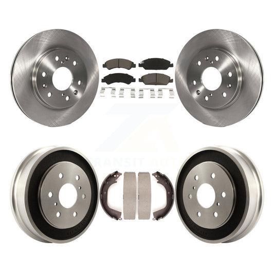 [Avant + Arrière] Kit de Disque et plaquette (céramique) de frein pour 2008 Chevrolet Silverado 1500 GMC Sierra avec Vehicles Using Hold Down Pins K8C-102480