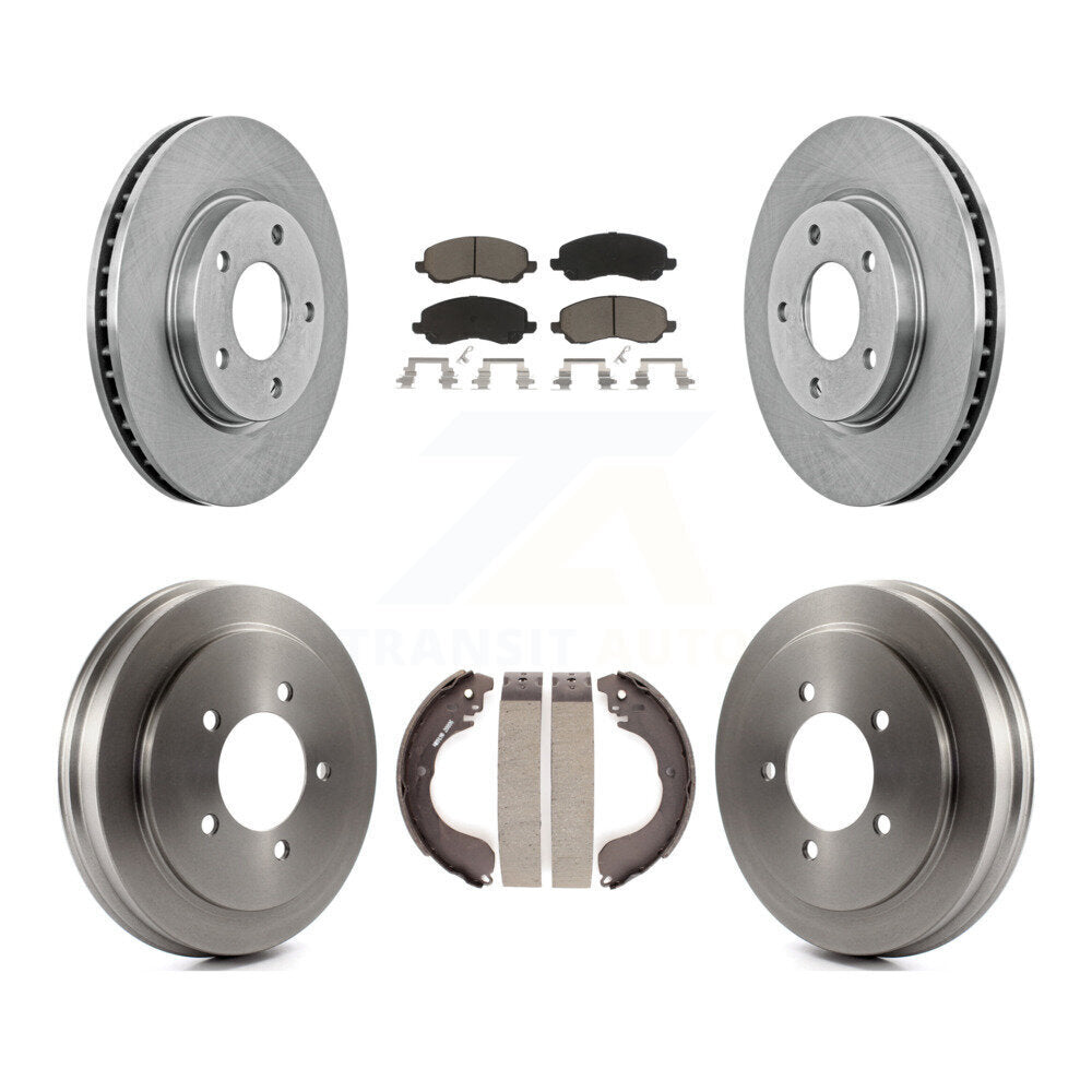 [Avant + Arrière] Kit de Disque et plaquette (céramique) de frein pour Dodge Caliber K8C-102481
