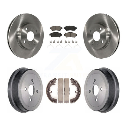 [Avant + Arrière] Kit de Disque et plaquette (céramique) de frein pour 1993-1997 Toyota Corolla Geo Prizm K8C-102484