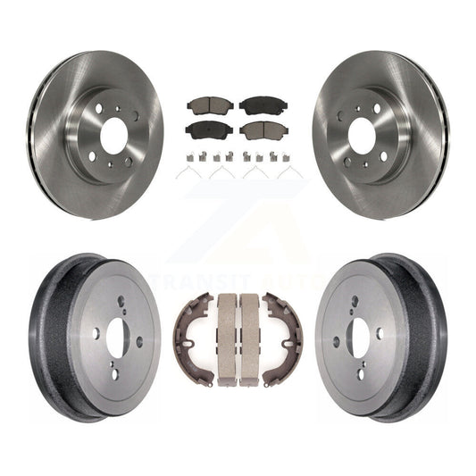 [Avant + Arrière] Kit de Disque et plaquette (céramique) de frein pour 1993-1997 Toyota Corolla Geo Prizm K8C-102484