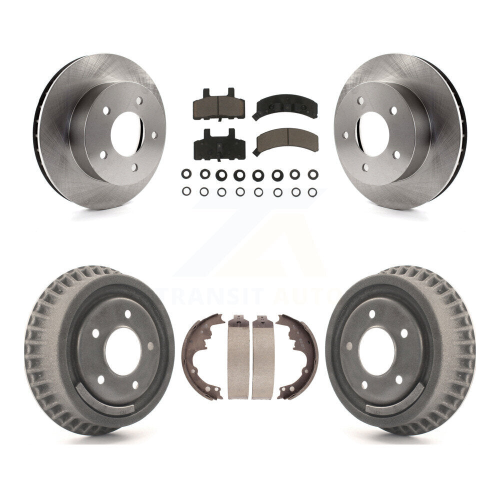 [Avant + Arrière] Kit de Disque et plaquette (céramique) de frein pour 1990-2002 Chevrolet Astro GMC Safari AWD K8C-102486