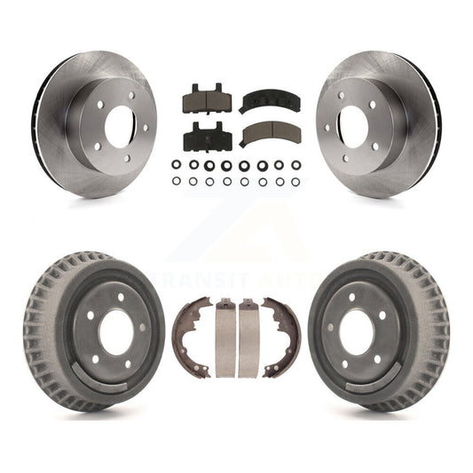 [Avant + Arrière] Kit de Disque et plaquette (céramique) de frein pour 1990-2002 Chevrolet Astro GMC Safari AWD K8C-102486