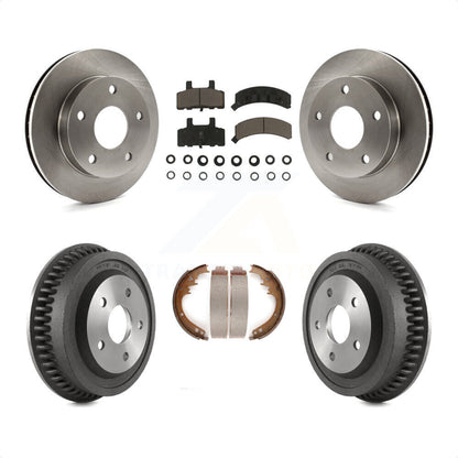 [Avant + Arrière] Kit de Disque et plaquette (céramique) de frein pour 1994-1999 Dodge Ram 1500 4WD K8C-102488 par Transit Auto