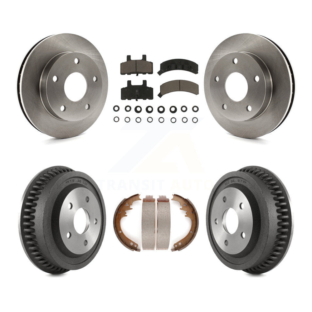 [Avant + Arrière] Kit de Disque et plaquette (céramique) de frein pour 1994-1999 Dodge Ram 1500 4WD K8C-102488