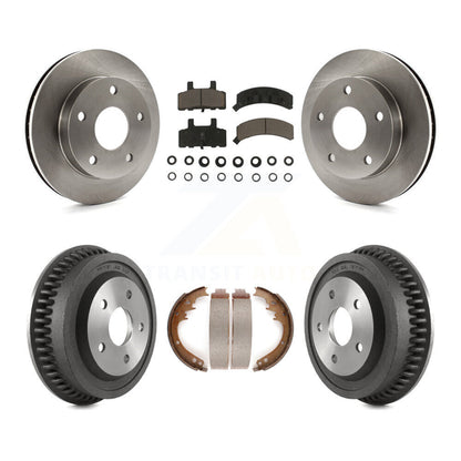[Avant + Arrière] Kit de Disque et plaquette (céramique) de frein pour 1994-1999 Dodge Ram 1500 4WD K8C-102488