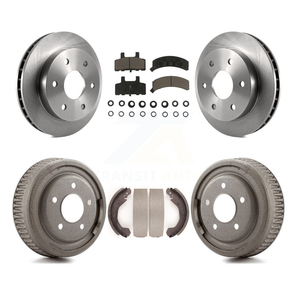 [Avant + Arrière] Kit de Disque et plaquette (céramique) de frein pour GMC Yukon 4WD avec 10" Diameter K8C-102489