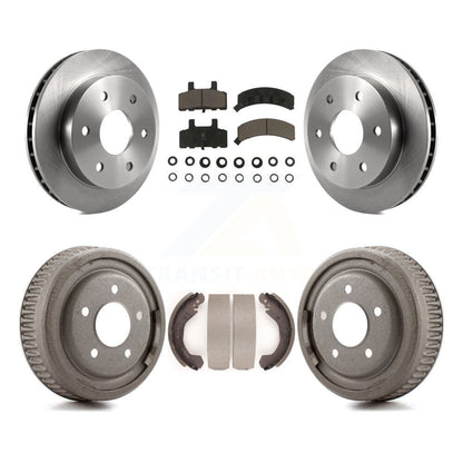 [Avant + Arrière] Kit de Disque et plaquette (céramique) de frein pour GMC Yukon 4WD avec 10" Diameter K8C-102489