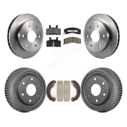 [Avant + Arrière] Kit de Disque et plaquette (céramique) de frein pour 1995-1997 GMC Yukon 2 doors avec 4WD DIESEL engine avec 10" Diameter K8C-102491