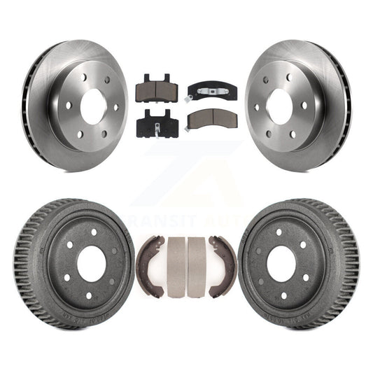 [Avant + Arrière] Kit de Disque et plaquette (céramique) de frein pour 1995-1997 GMC Yukon 2 doors avec 4WD DIESEL engine avec 10" Diameter K8C-102491