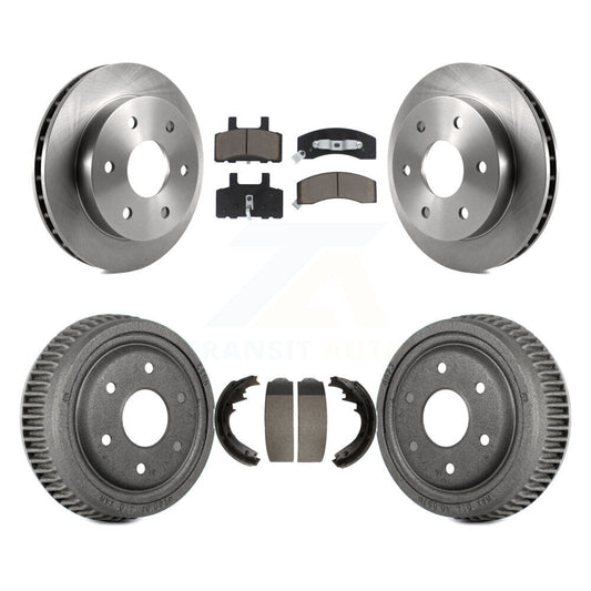 [Avant + Arrière] Kit de Disque et plaquette (céramique) de frein pour 1995-1997 GMC Yukon 2 doors avec 4WD DIESEL engine avec 11" Diameter K8C-102492