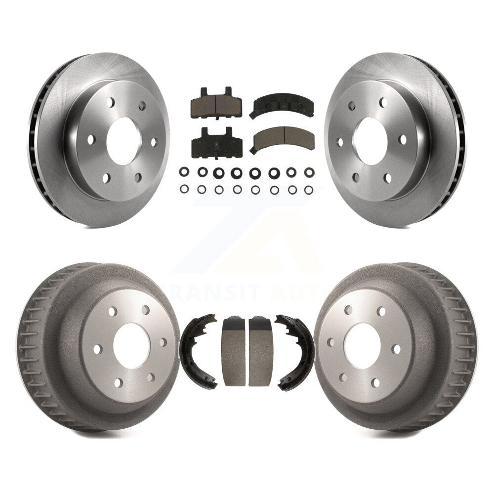 [Avant + Arrière] Kit de Disque et plaquette (céramique) de frein pour 1997 Chevrolet K2500 avec 6 Lug Wheels K8C-102493