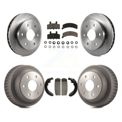 [Avant + Arrière] Kit de Disque et plaquette (céramique) de frein pour 1997 Chevrolet K2500 avec 6 Lug Wheels K8C-102493