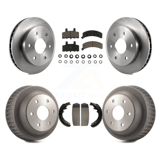 [Avant + Arrière] Kit de Disque et plaquette (céramique) de frein pour 1997 Chevrolet K2500 avec 6 Lug Wheels K8C-102493