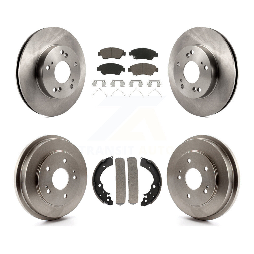 [Avant + Arrière] Kit de Disque et plaquette (céramique) de frein pour Honda Civic K8C-102495
