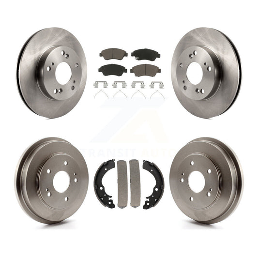 [Avant + Arrière] Kit de Disque et plaquette (céramique) de frein pour Honda Civic K8C-102495