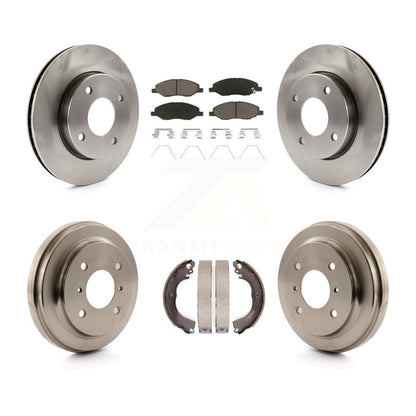 [Avant + Arrière] Kit de Disque et plaquette (céramique) de frein pour 2009-2011 Nissan Versa 1.6L K8C-102498