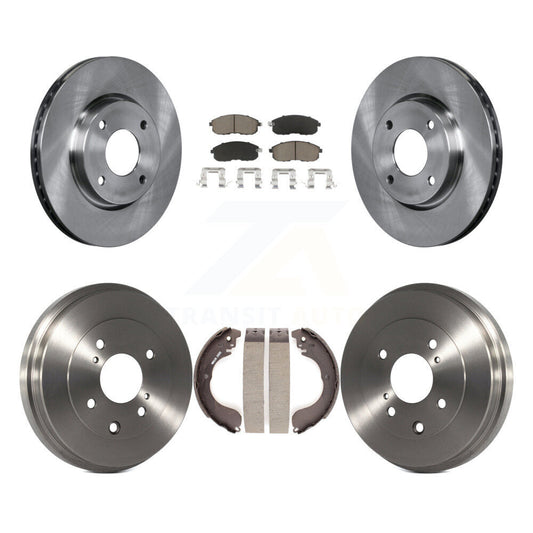 [Avant + Arrière] Kit de Disque et plaquette (céramique) de frein pour Nissan Sentra Versa Cube K8C-102499