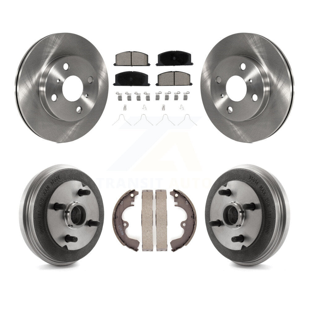 [Avant + Arrière] Kit de Disque et plaquette (céramique) de frein pour Toyota Tercel Paseo K8C-102506