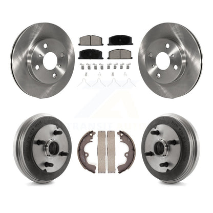 [Avant + Arrière] Kit de Disque et plaquette (céramique) de frein pour Toyota Tercel Paseo K8C-102506