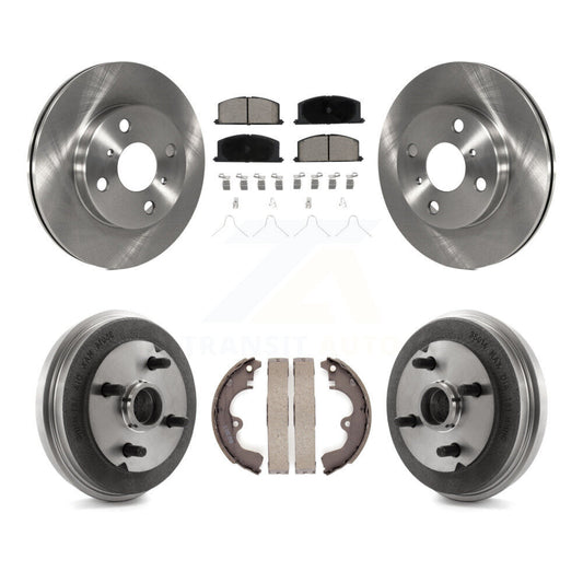 [Avant + Arrière] Kit de Disque et plaquette (céramique) de frein pour Toyota Tercel Paseo K8C-102506