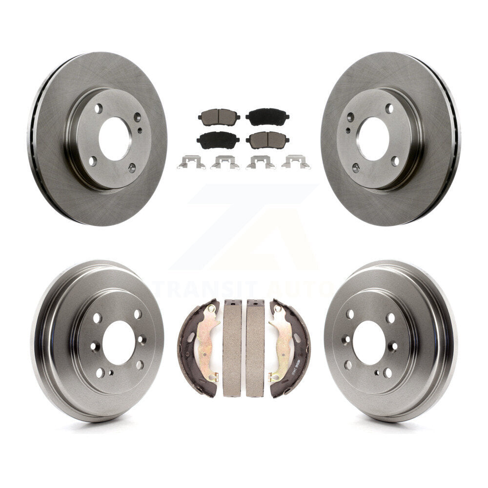 [Avant + Arrière] Kit de Disque et plaquette (céramique) de frein pour Ford Fiesta K8C-102507
