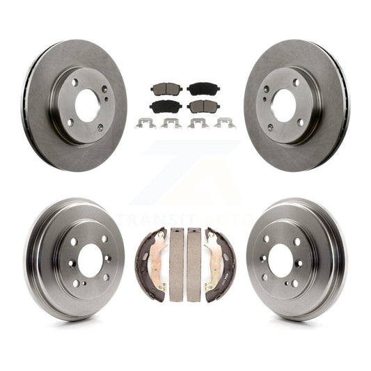 [Avant + Arrière] Kit de Disque et plaquette (céramique) de frein pour Ford Fiesta K8C-102507