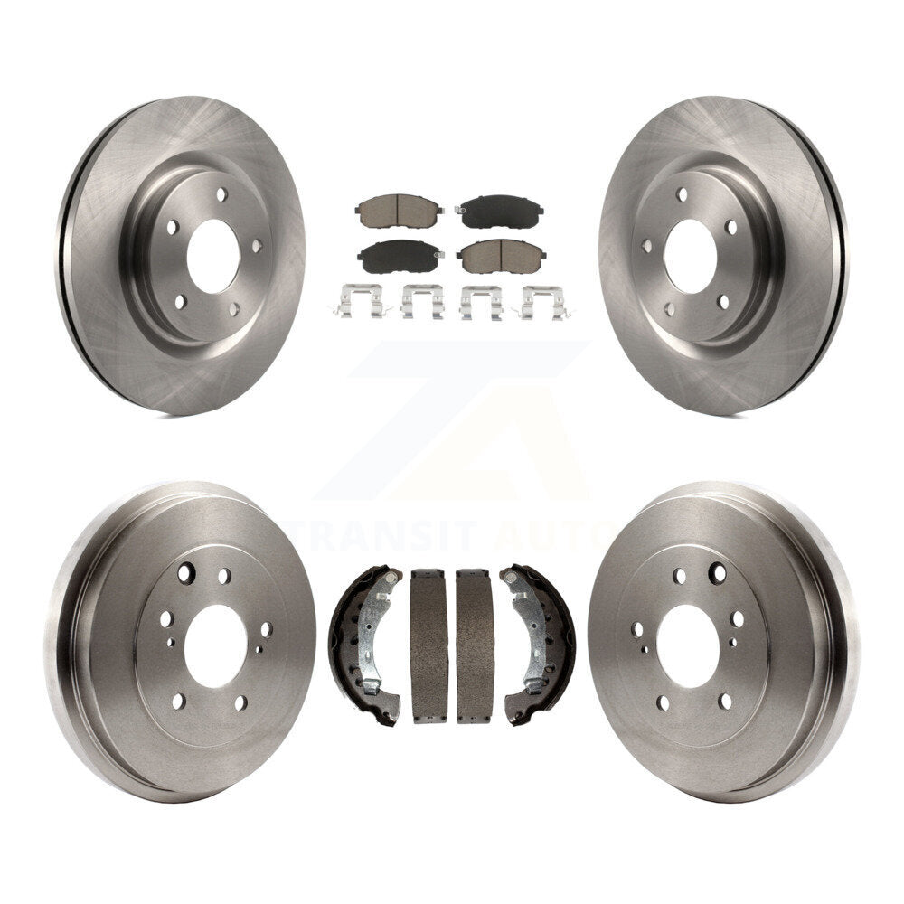 [Avant + Arrière] Kit de Disque et plaquette (céramique) de frein pour 2017-2019 Nissan Sentra Turbocharged K8C-102516
