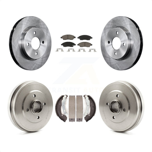 [Avant + Arrière] Kit de Disque et plaquette (céramique) de frein pour Nissan Versa Note Micra K8C-102518 par Transit Auto