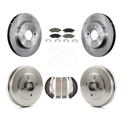 [Avant + Arrière] Kit de Disque et plaquette (céramique) de frein pour Nissan Versa Note Micra K8C-102518