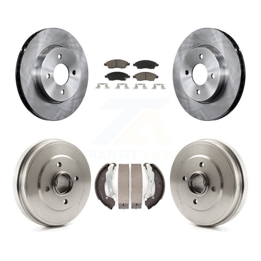 [Avant + Arrière] Kit de Disque et plaquette (céramique) de frein pour Nissan Versa Note Micra K8C-102518