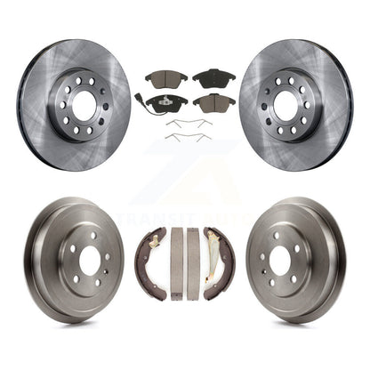 [Avant + Arrière] Kit de Disque et plaquette (céramique) de frein pour Volkswagen Jetta Beetle avec 288mm Diameter Rotor K8C-102521