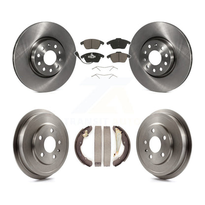 [Avant + Arrière] Kit de Disque et plaquette (céramique) de frein pour Volkswagen Jetta Beetle avec 312mm Diameter Rotor K8C-102522