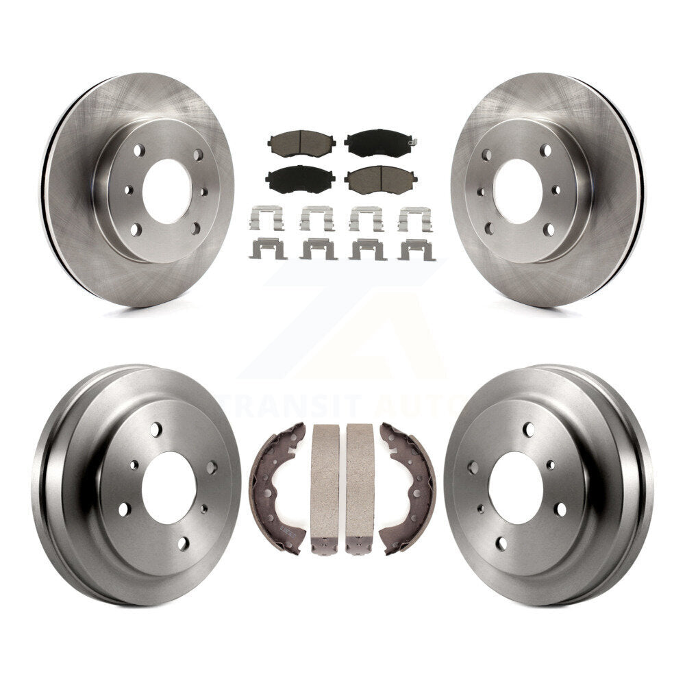 [Avant + Arrière] Kit de Disque et plaquette (céramique) de frein pour 2002-2006 Nissan Sentra 1.8L K8C-102523