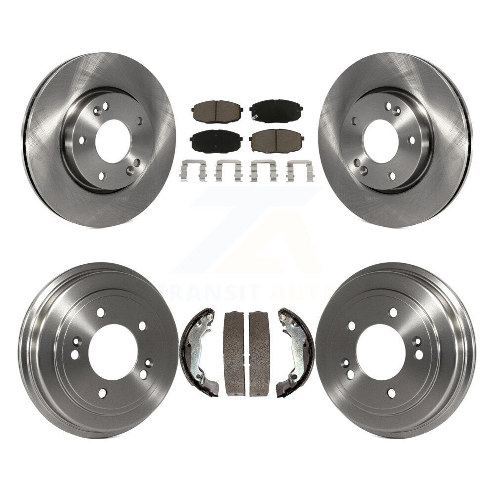 [Avant + Arrière] Kit de Disque et plaquette (céramique) de frein pour 2009 Hyundai Elantra Touring K8C-102525