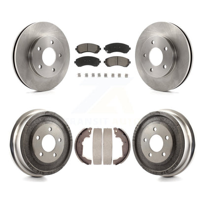 [Avant + Arrière] Kit de Disque et plaquette (céramique) de frein pour 2001-2005 Pontiac Aztek FWD avec rear brakes K8C-102528
