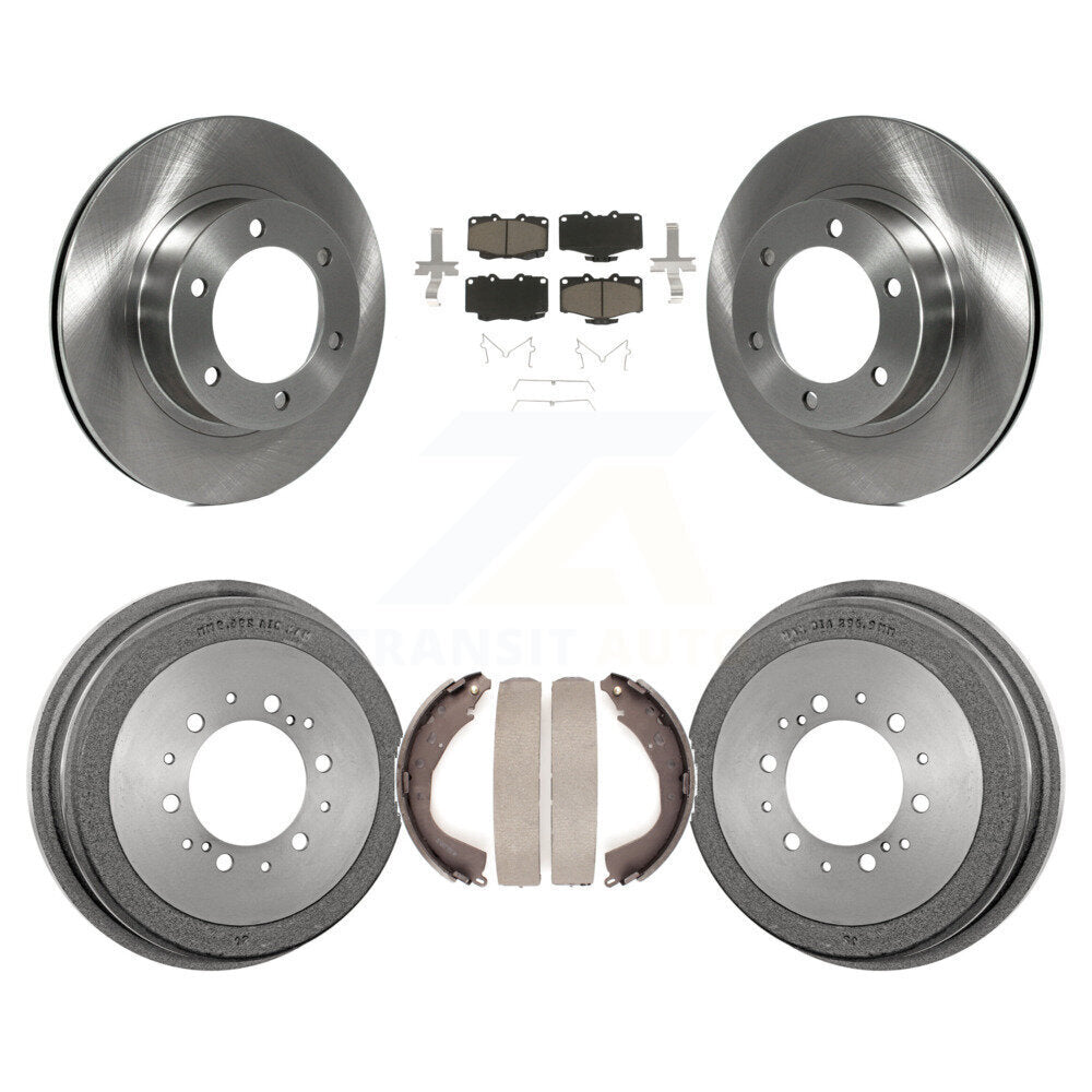 [Avant + Arrière] Kit de Disque et plaquette (céramique) de frein pour 2001 Toyota 4Runner avec 16" Factory Wheels K8C-102534
