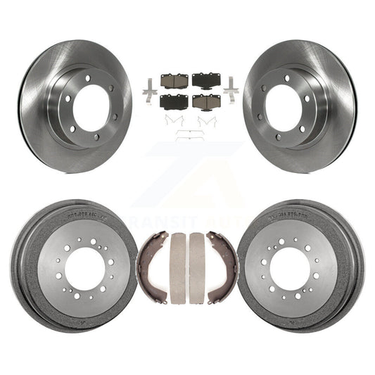 [Avant + Arrière] Kit de Disque et plaquette (céramique) de frein pour 2001 Toyota 4Runner avec 16" Factory Wheels K8C-102534