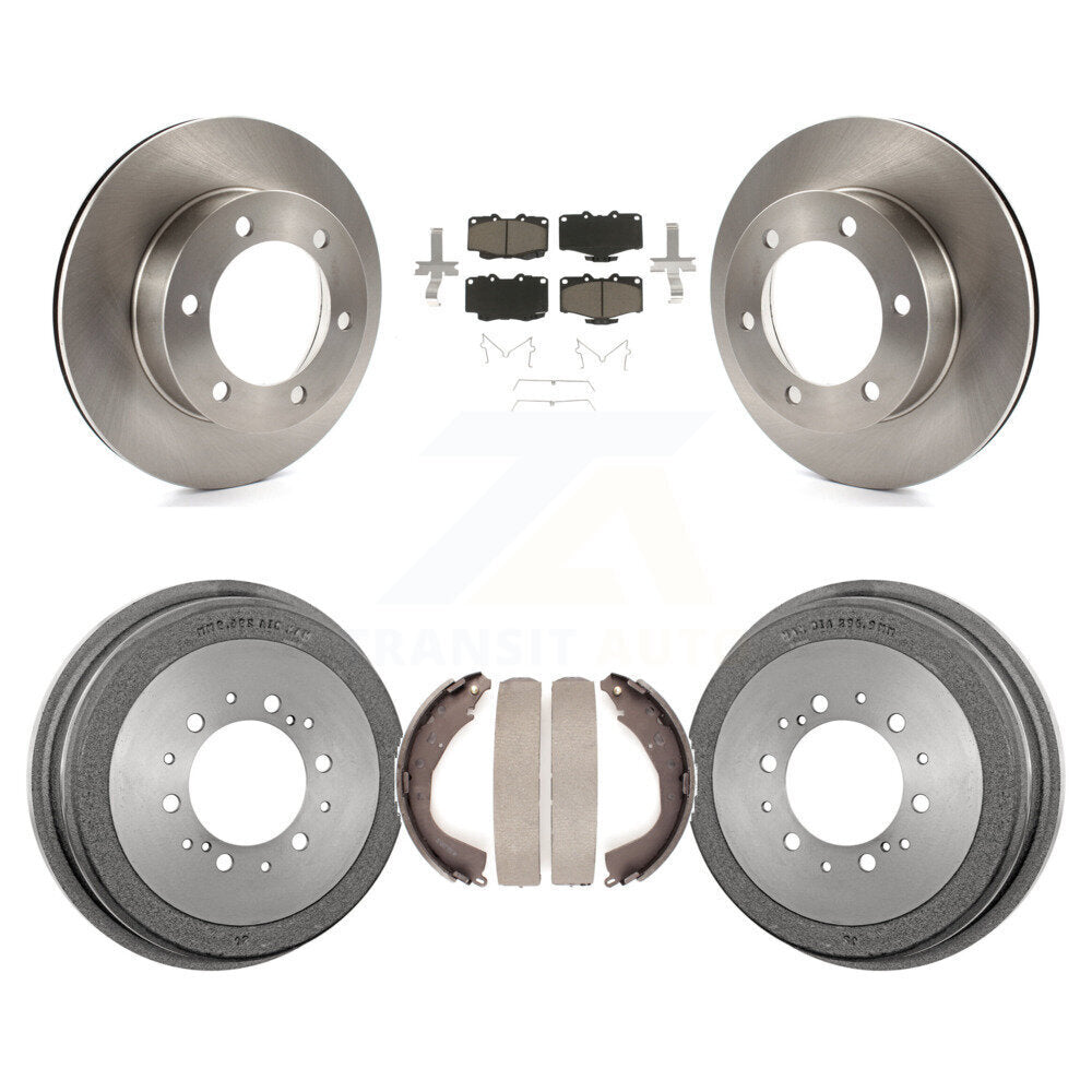 [Avant + Arrière] Kit de Disque et plaquette (céramique) de frein pour 2001 Toyota 4Runner avec 15" Factory Wheels K8C-102535