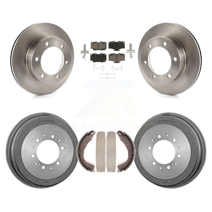 [Avant + Arrière] Kit de Disque et plaquette (céramique) de frein pour 2001 Toyota 4Runner avec 15" Factory Wheels K8C-102535