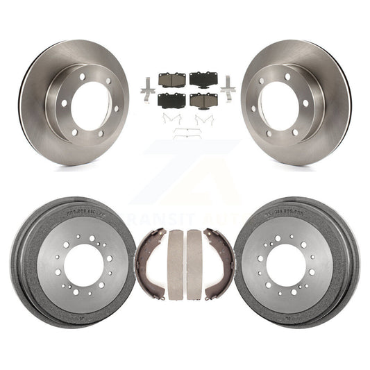 [Avant + Arrière] Kit de Disque et plaquette (céramique) de frein pour 2001 Toyota 4Runner avec 15" Factory Wheels K8C-102535