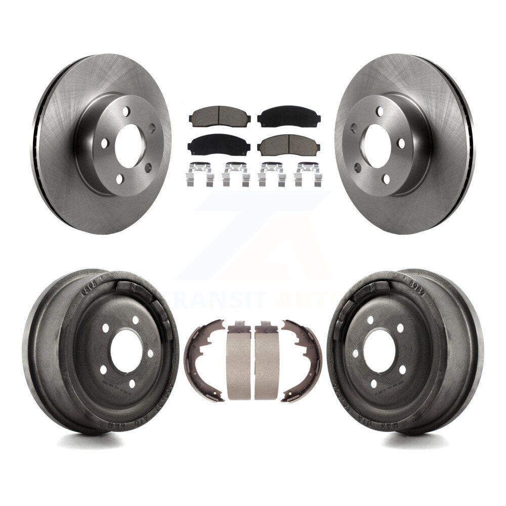 [Avant + Arrière] Kit de Disque et plaquette (céramique) de frein pour Ford Ranger Mazda B4000 avec 10" Diameter K8C-102536