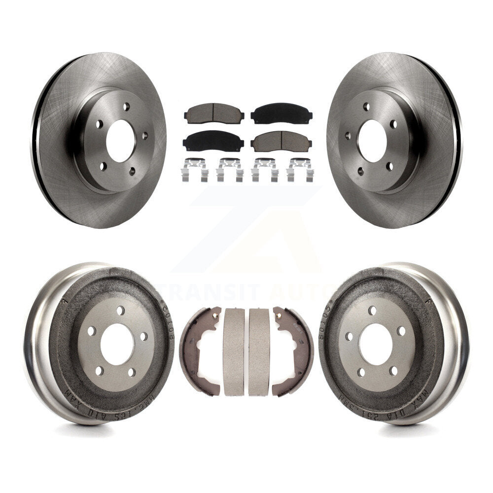 [Avant + Arrière] Kit de Disque et plaquette (céramique) de frein pour Saturn Vue Chevrolet Equinox Pontiac Torrent K8C-102539