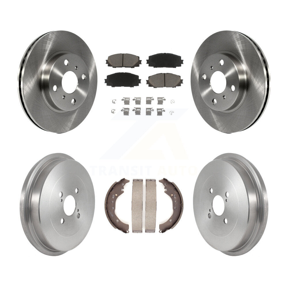 [Avant + Arrière] Kit de Disque et plaquette (céramique) de frein pour Toyota Prius C Scion iQ K8C-102540