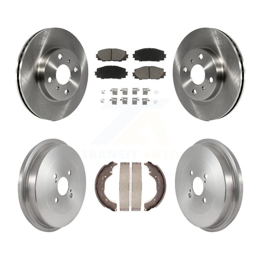 [Avant + Arrière] Kit de Disque et plaquette (céramique) de frein pour Toyota Prius C Scion iQ K8C-102540