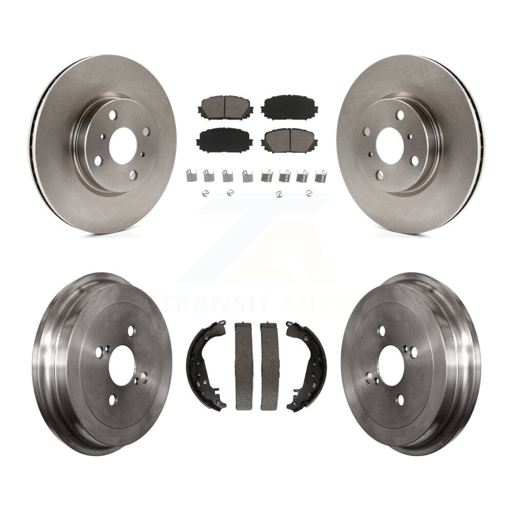 [Avant + Arrière] Kit de Disque et plaquette (céramique) de frein pour 2012-2013 Toyota Yaris SE K8C-102542