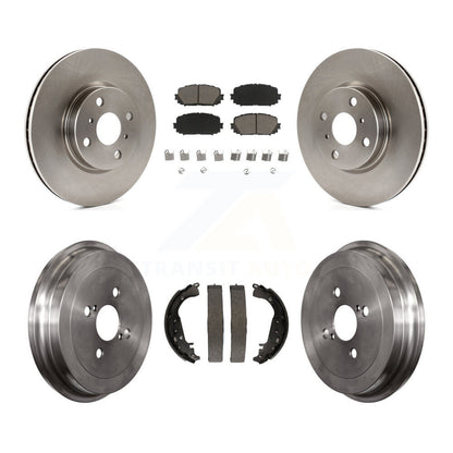 [Avant + Arrière] Kit de Disque et plaquette (céramique) de frein pour 2012-2013 Toyota Yaris SE K8C-102542