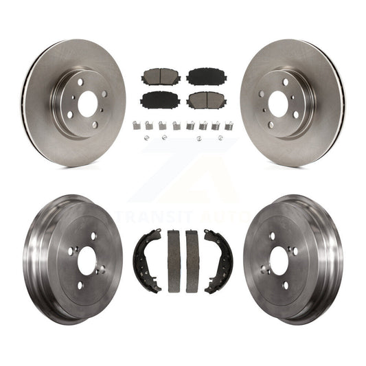 [Avant + Arrière] Kit de Disque et plaquette (céramique) de frein pour 2012-2013 Toyota Yaris SE K8C-102542