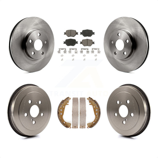 [Avant + Arrière] Kit de Disque et plaquette (céramique) de frein pour 2000-2001 Toyota Celica GTS K8C-102544 par Transit Auto