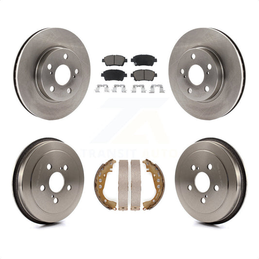 [Avant + Arrière] Kit de Disque et plaquette (céramique) de frein pour 2000 Toyota Celica GT K8C-102545 par Transit Auto