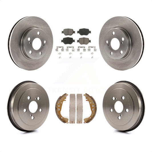 [Avant + Arrière] Kit de Disque et plaquette (céramique) de frein pour 2001 Toyota Celica GT K8C-102546 par Transit Auto